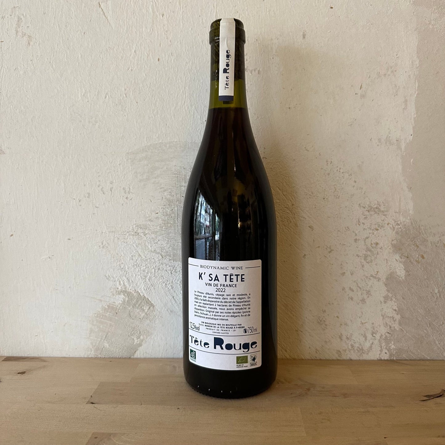 2022 Pineau d'Aunis "KSA Tête" - Domaine Manoir de la Tête Rouge - Ponyhof Zu Verkaufen