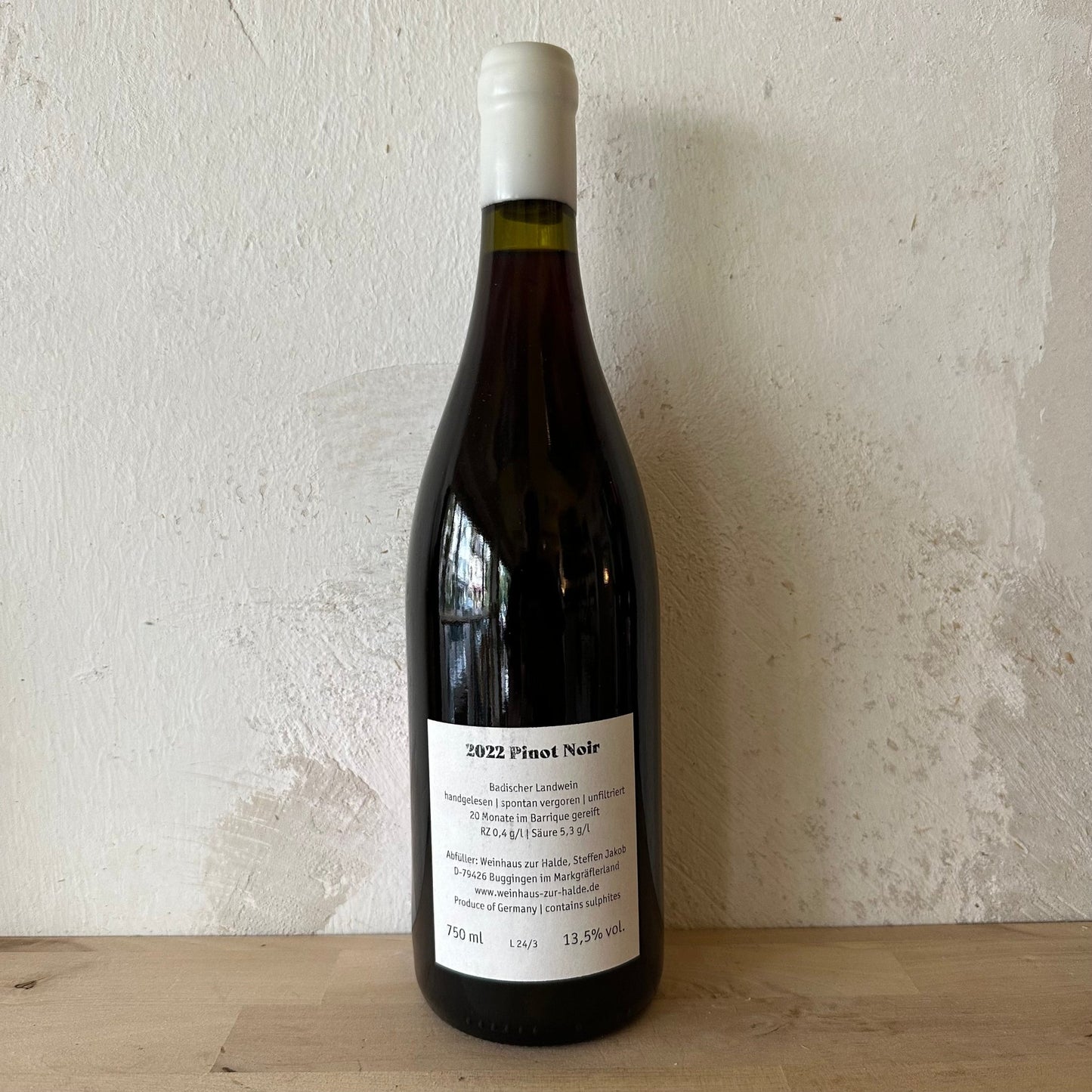 2022 Pinot Noir - Weinhaus zur Halde - Ponyhof Zu Verkaufen