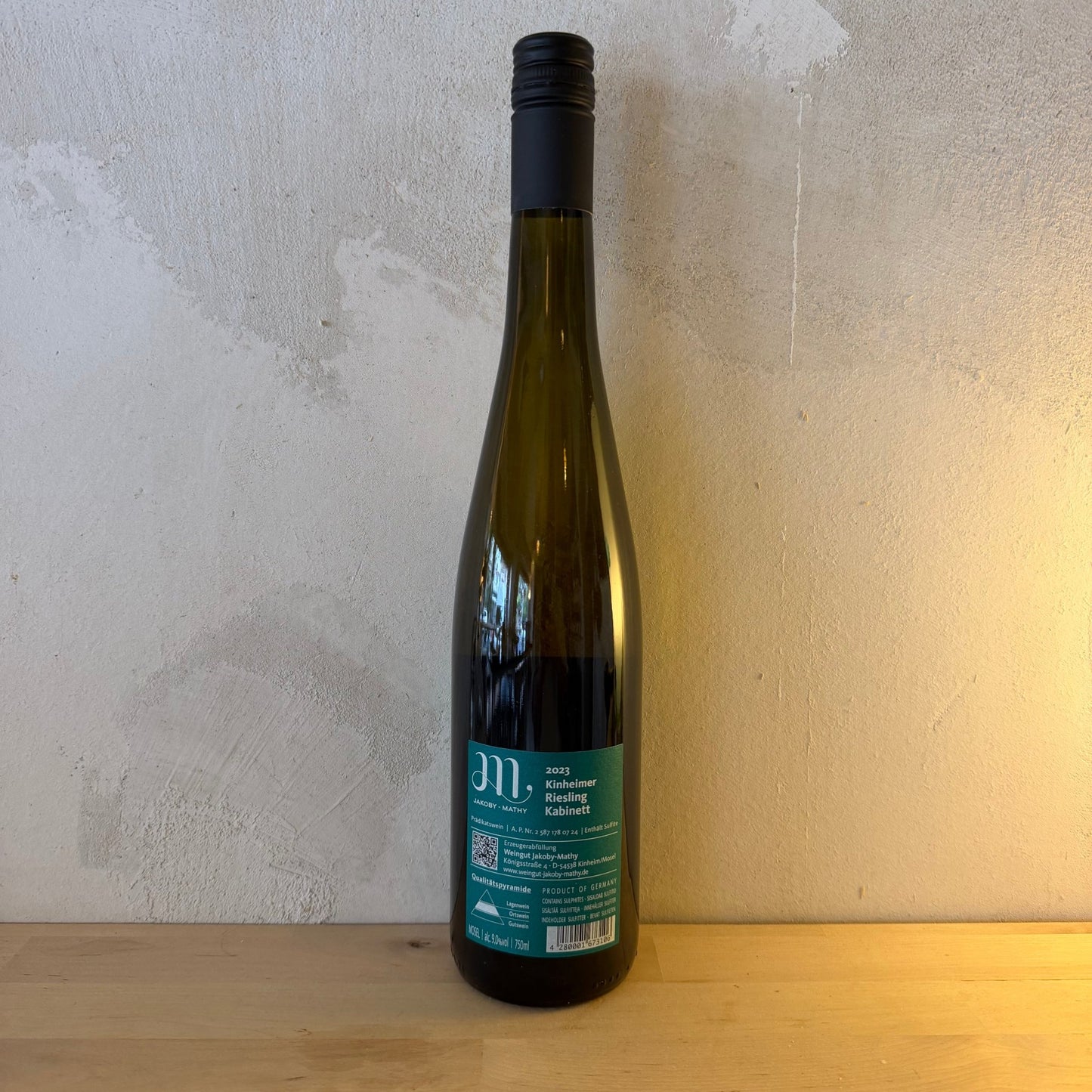 2023 Kinheimer Riesling Kabinett - Weingut Jakoby-Mathy - Ponyhof Zu Verkaufen