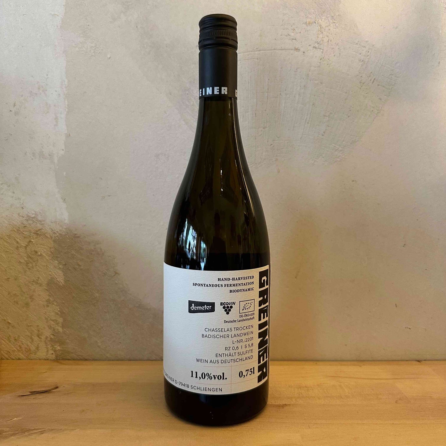 2022 Chasselas - Weingut Greiner - Ponyhof Zu Verkaufen