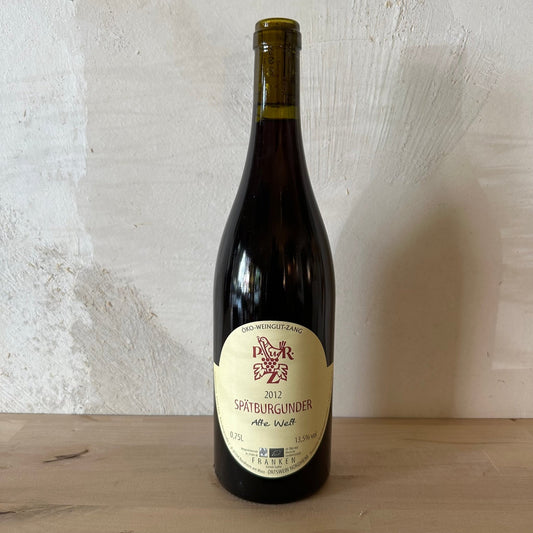2012 Spätburgunder - Alte Welt - Öko - Weingut Zang - Ponyhof Zu Verkaufen