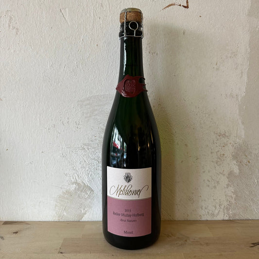 2015 Reiler Mullay - Hofberg Riesling Sekt Brut Nature - Weingut Melsheimer - Ponyhof Zu Verkaufen