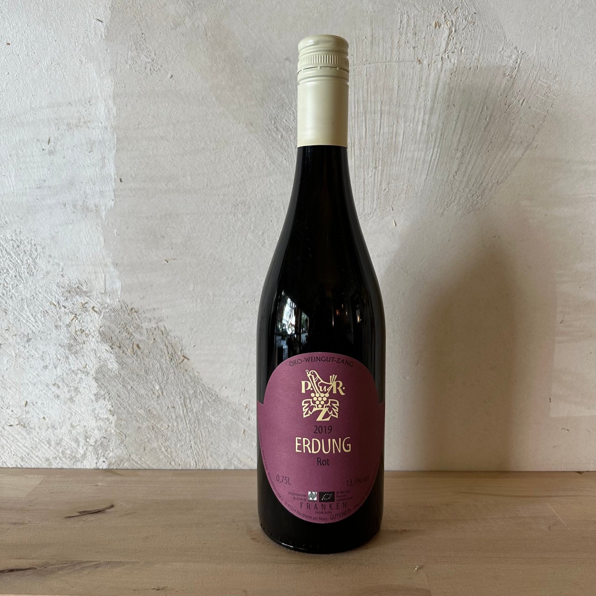 2019 Erdung Rot - Öko - Weingut Zang - Ponyhof Zu Verkaufen