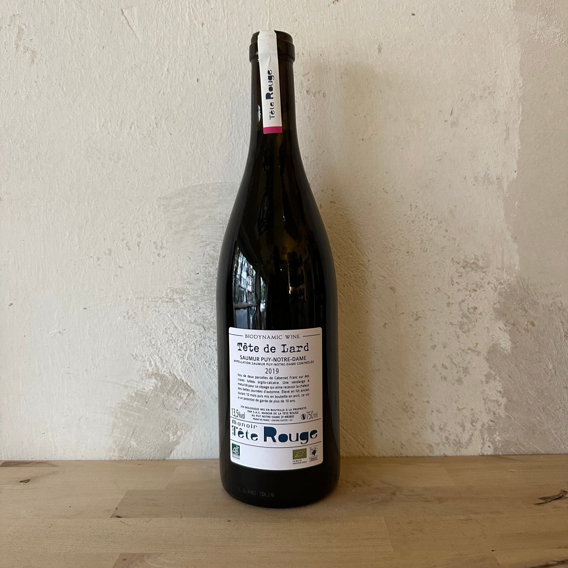 2019 Saumur Puy Notre Dame "Tete de Lard" - Domaine Manoir de la Tête Rouge - Ponyhof Zu Verkaufen