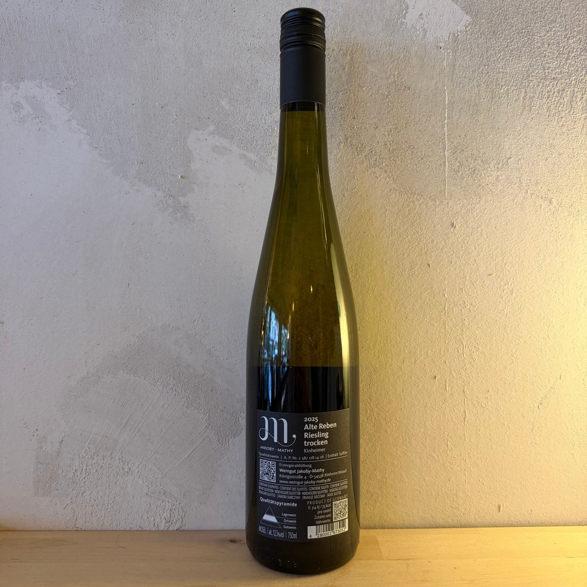 2025 Alte Reben Riesling trocken - Weingut Jakoby-Mathy - Ponyhof Zu Verkaufen