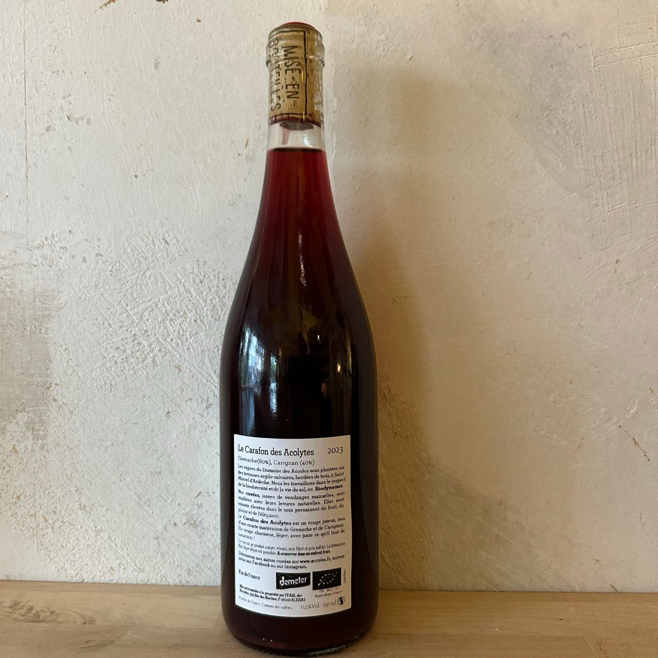 Domaine des Accoles - 2023 Le Carafon des Acolytes Rouges - Domaine des Accoles - Ponyhof Zu Verkaufen