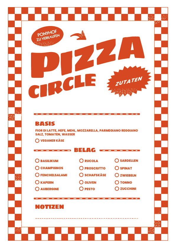 Pizza Circle - Event - Ponyhof Zu Verkaufen