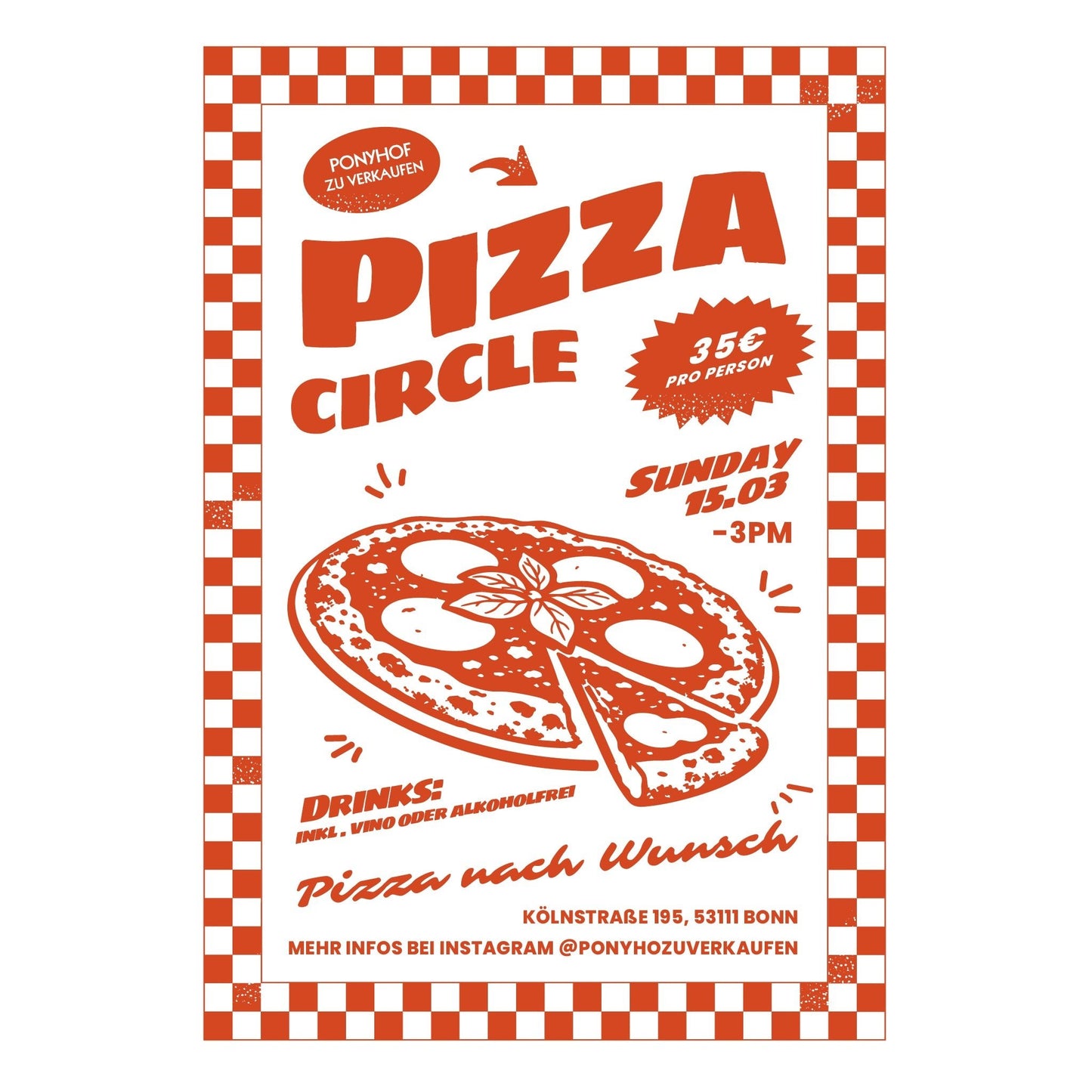 Pizza Circle - Event - Ponyhof Zu Verkaufen