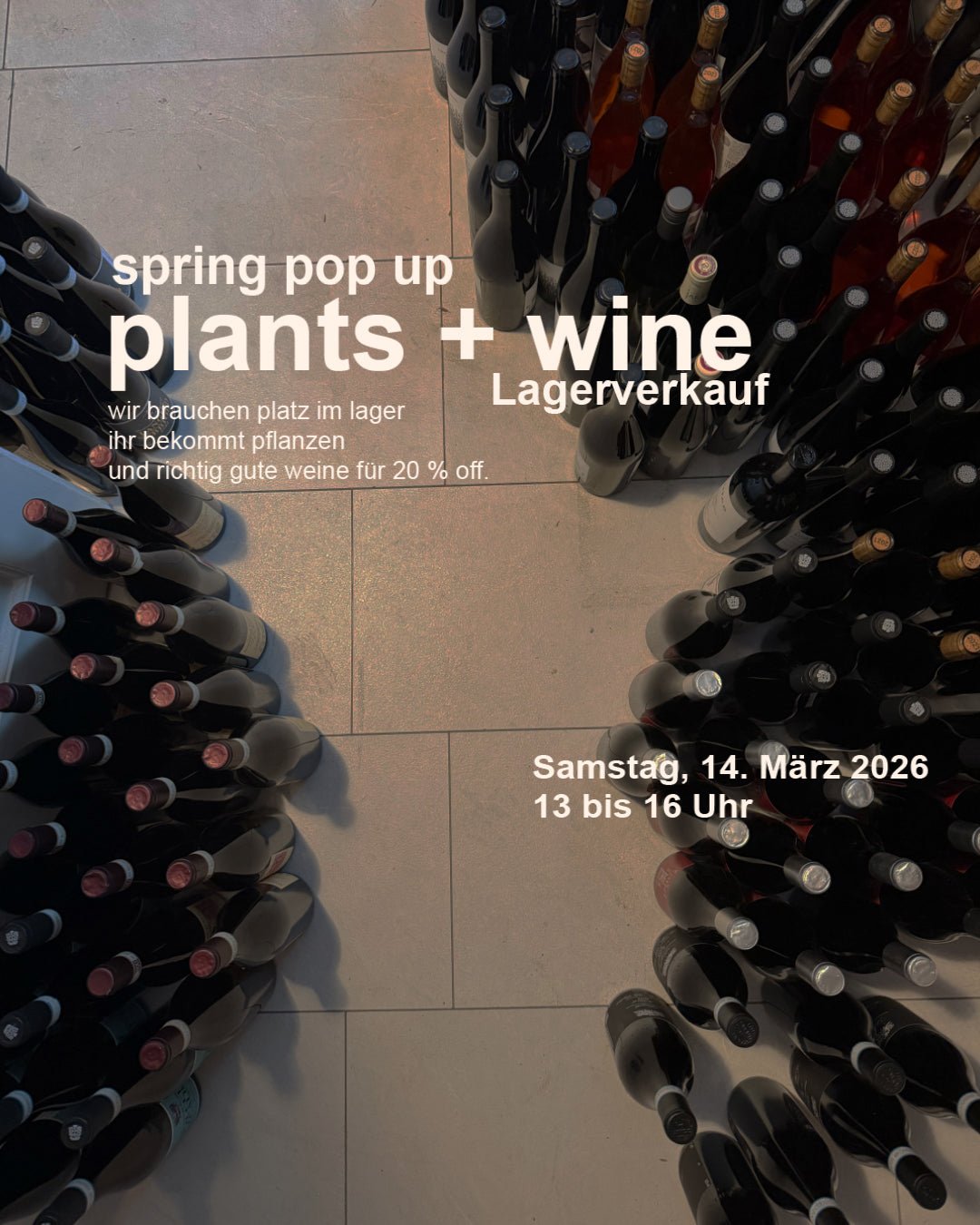 spring pop - up: plants + wine - Ponyhof Zu Verkaufen - Ponyhof Zu Verkaufen
